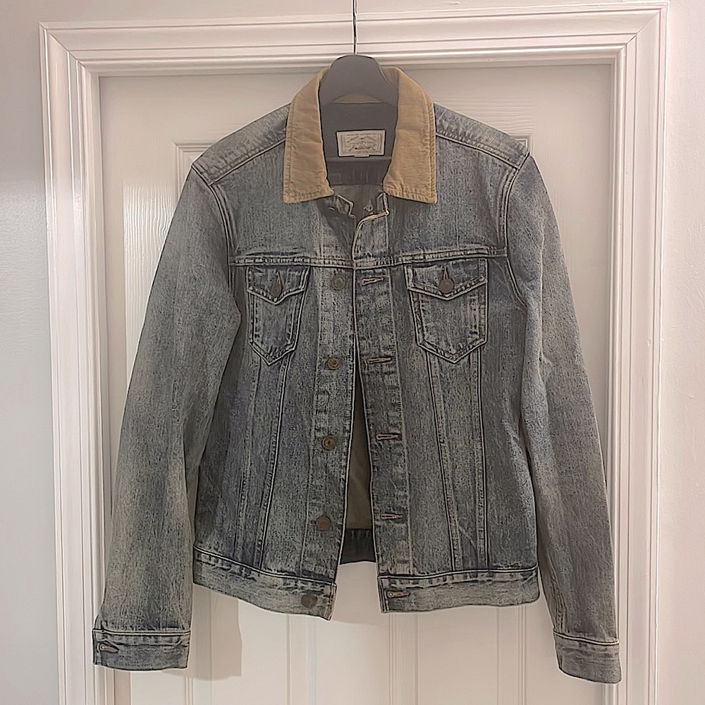 All Saints Japanese fabric Jean Jacket